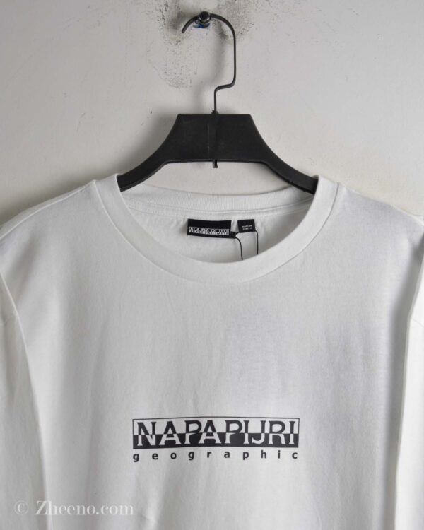 تیشرت آستین دار سفید Napapijri