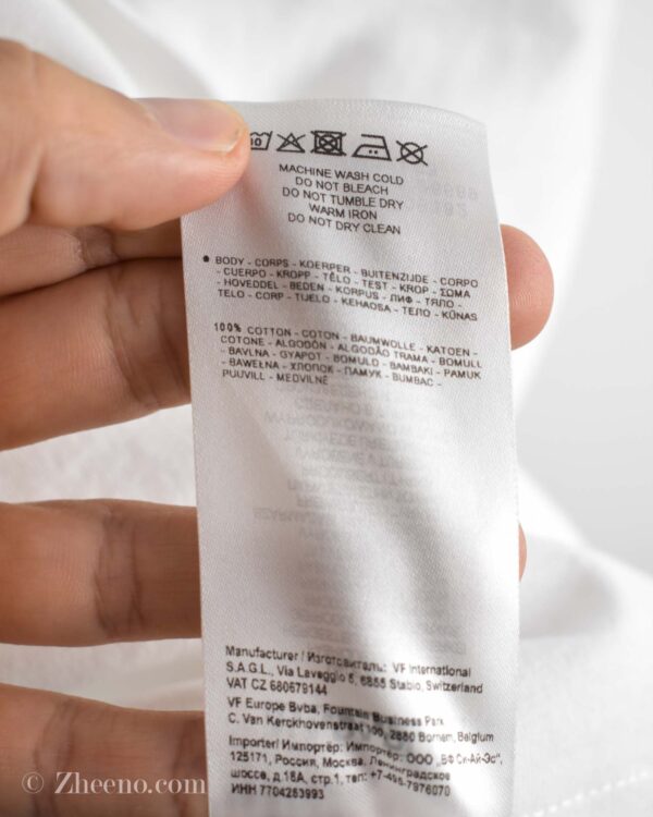 تیشرت آستین دار سفید Napapijri