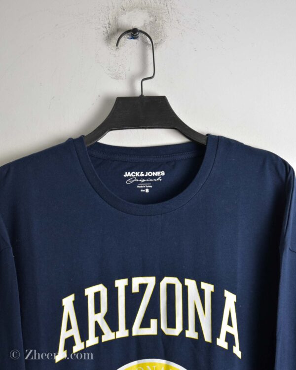 تیشرت آستین دار سرمه ای Jack&Jones