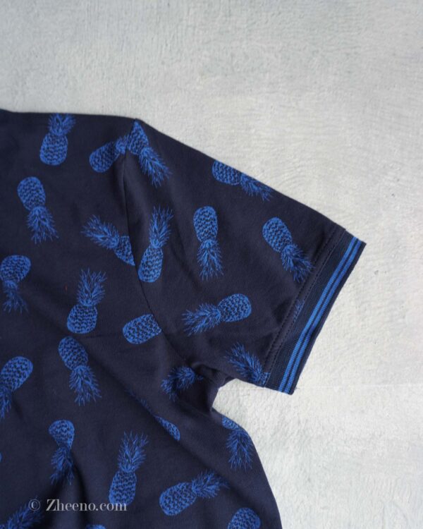 پولوشرت سرمه‌ای تیره طرح آناناس Livergy