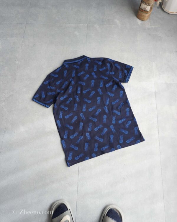 پولوشرت سرمه‌ای تیره طرح آناناس Livergy