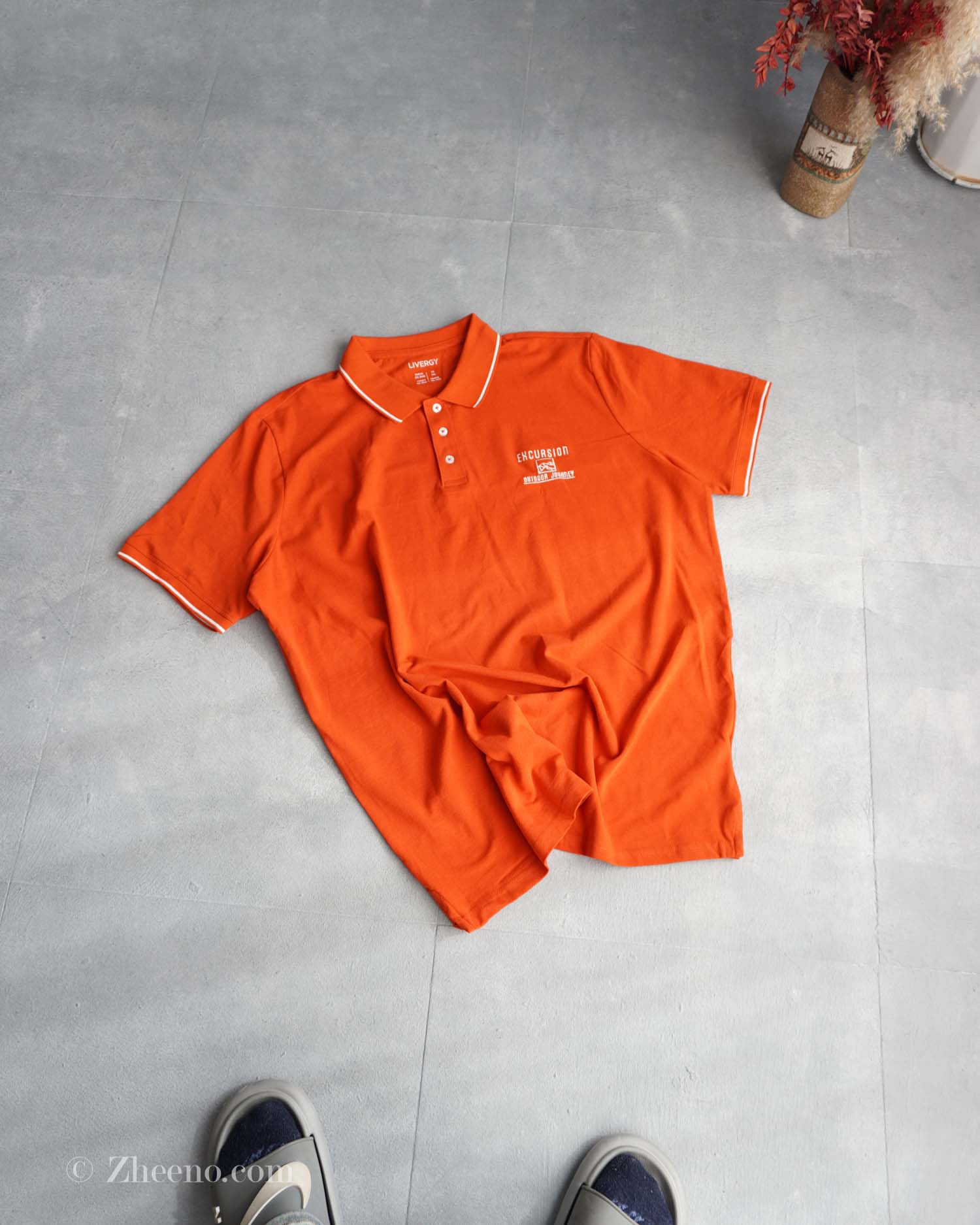پولوشرت نارنجی Livergy