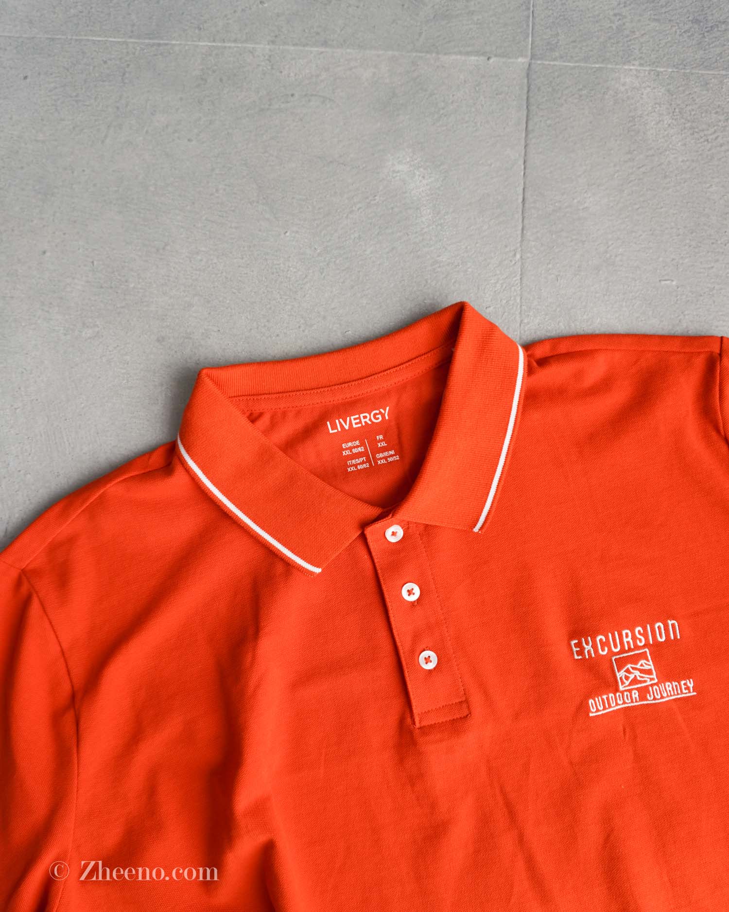 پولوشرت نارنجی Livergy