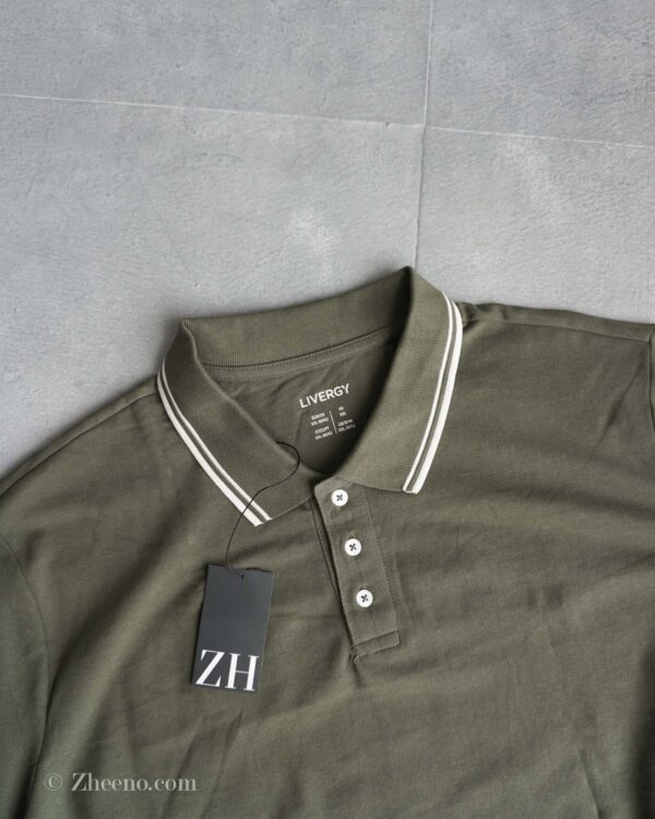 پولوشرت سبز زیتونی Livergy