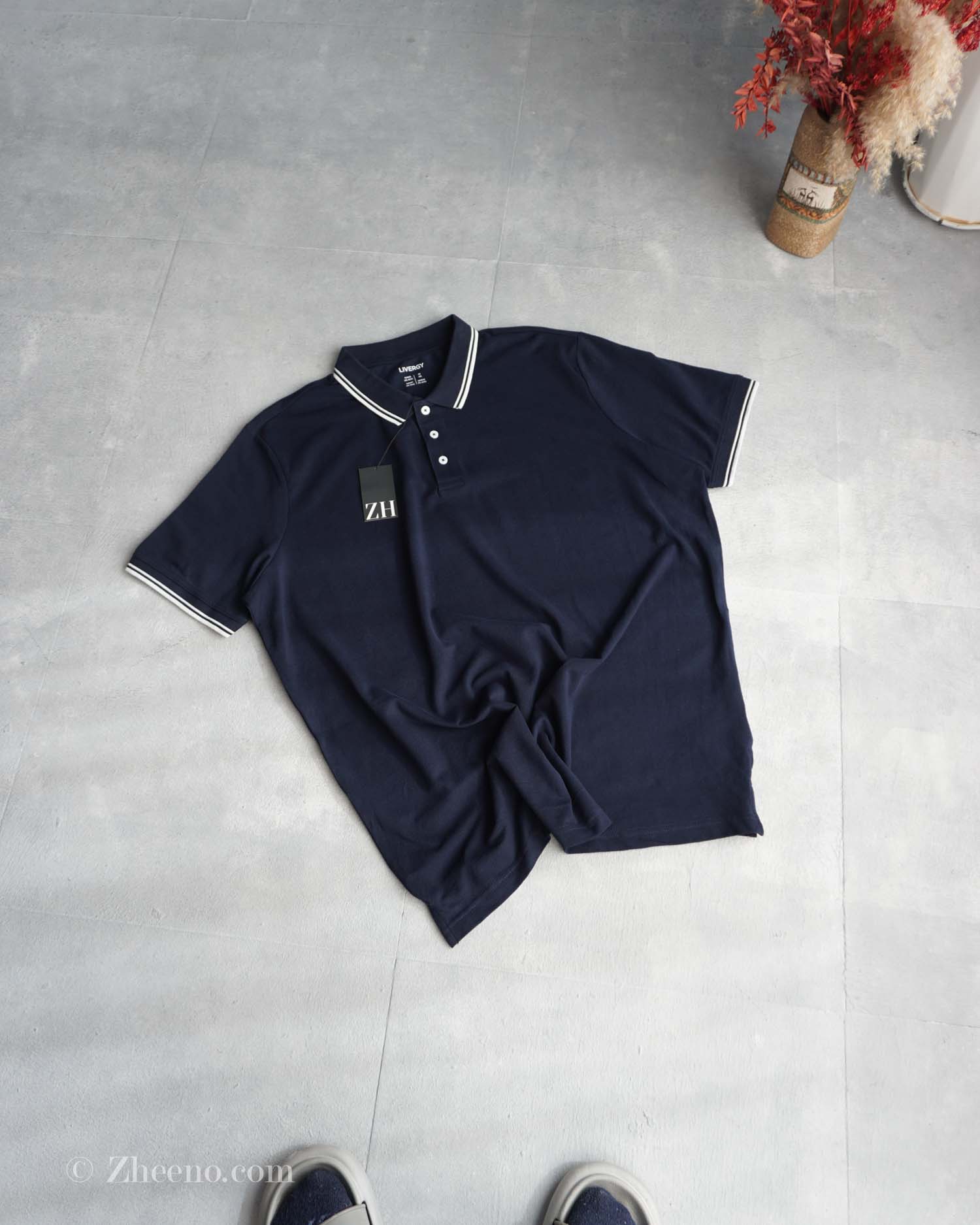 پولوشرت سرمه ای Livergy