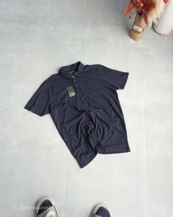 پولوشرت سرمه ای تیره ساده Livergy