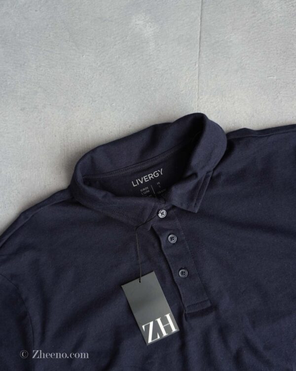 پولوشرت سرمه ای تیره ساده Livergy