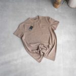 تیشرت یقه گرد خاکی Livergy