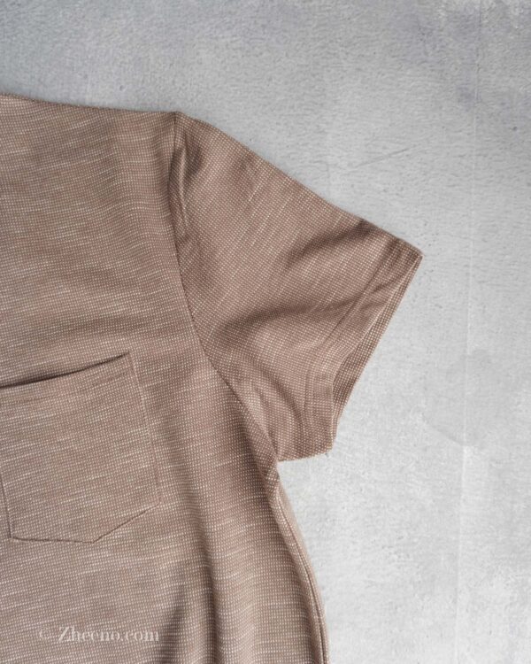 تیشرت یقه گرد خاکی Livergy