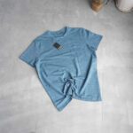 تیشرت یقه گرد آبی Livergy