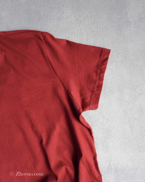 تیشرت یقه گرد قرمز ساده Livergy