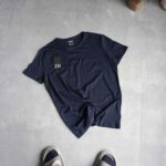 تیشرت یقه گرد سرمه‌ ای ساده Livergy