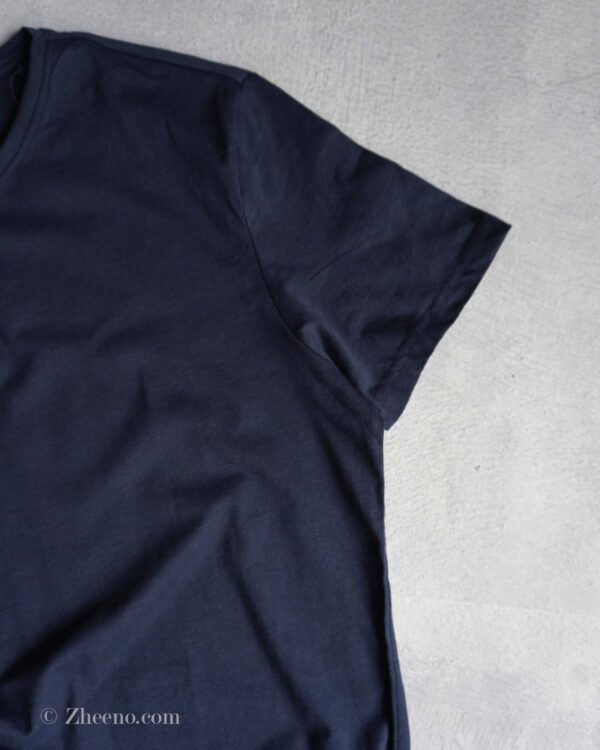 تیشرت یقه گرد سرمه‌ ای ساده Livergy