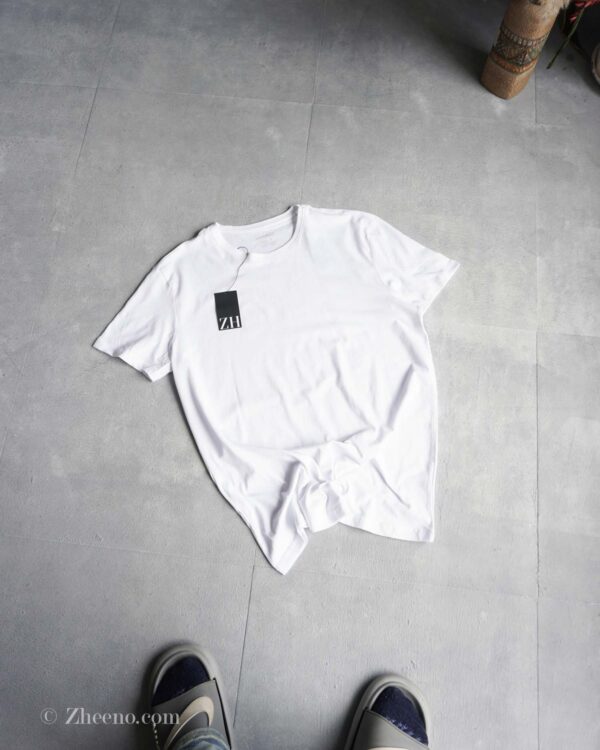 تیشرت یقه گرد سفید ساده Livergy