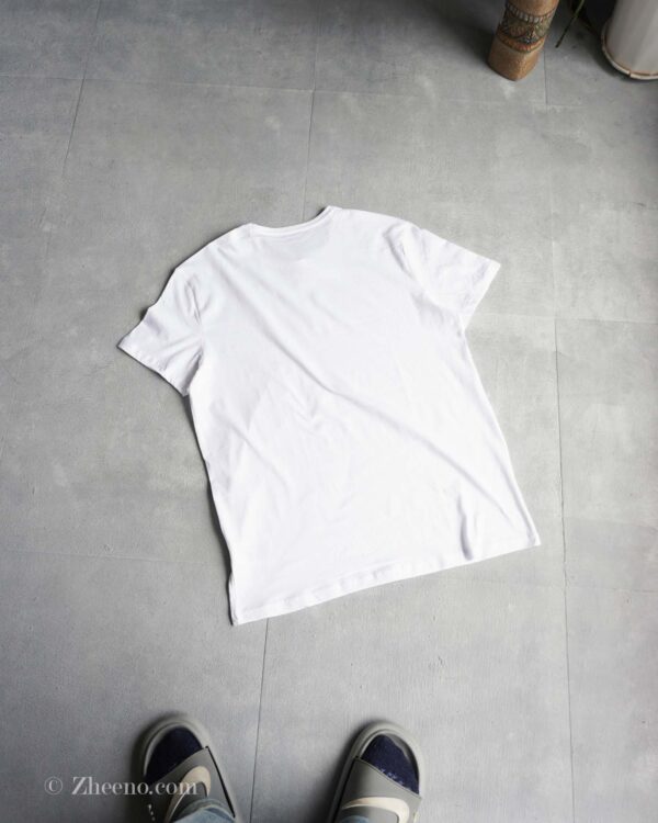 تیشرت یقه گرد سفید ساده Livergy