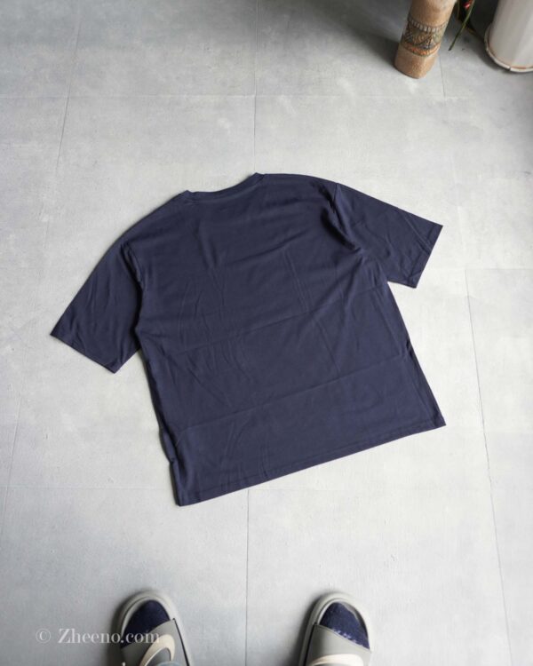 تیشرت یقه گرد راه راه سرمه ای تیره Livergy