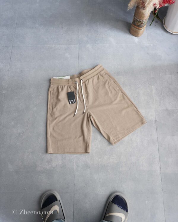 شلوارک کرم بند سفید ساده Livergy