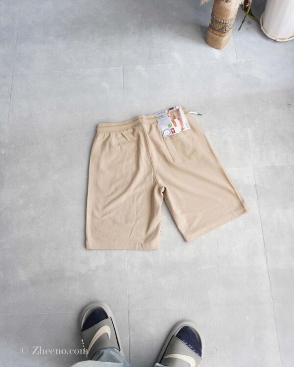 شلوارک کرم بند سفید ساده Livergy