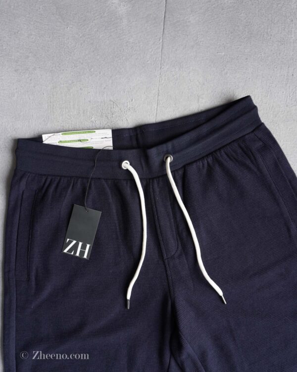 شلوارک سرمه ای تیره بند سفید ساده Livergy