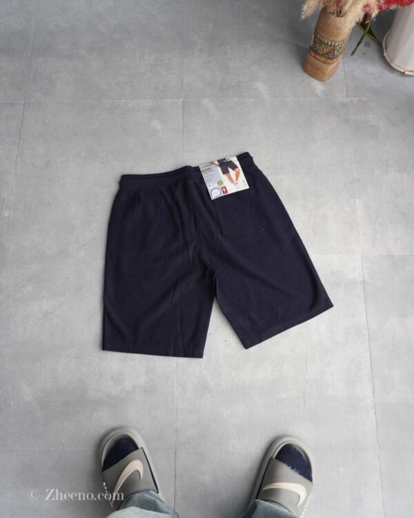 شلوارک سرمه ای تیره بند سفید ساده Livergy