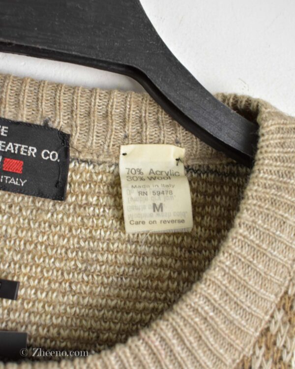 بافت وینتیج کرم The Italian Sweater co.