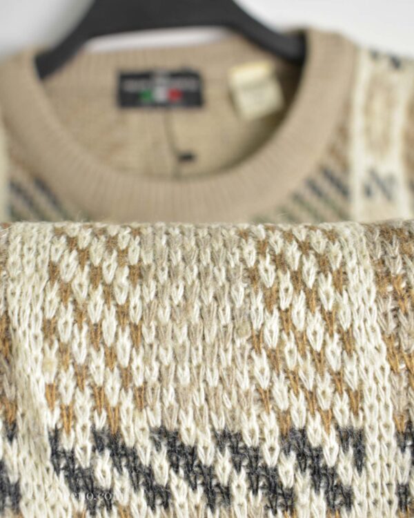 بافت وینتیج کرم The Italian Sweater co.
