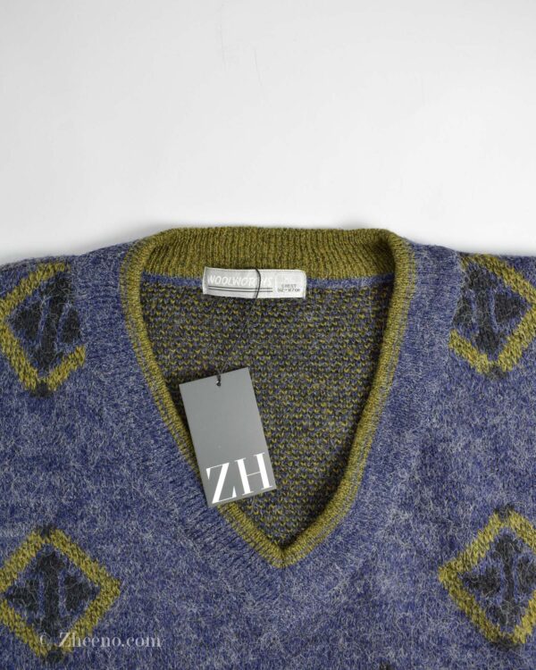 بافت وینتیج یقه هفت بنفش Woolworths