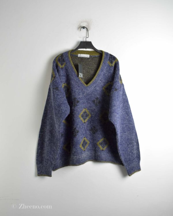 بافت وینتیج یقه هفت بنفش Woolworths