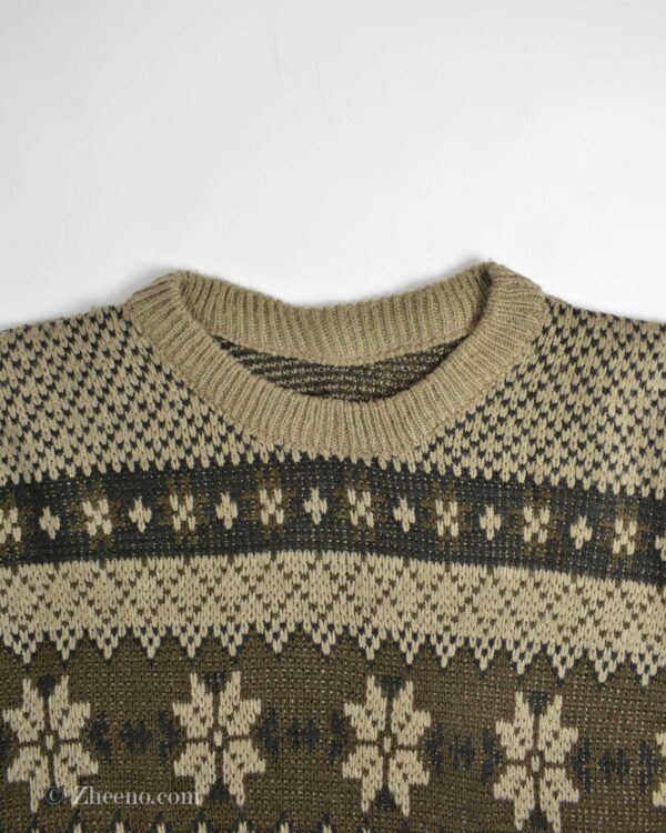 بافت وینتیج قهوه ای طرح دار