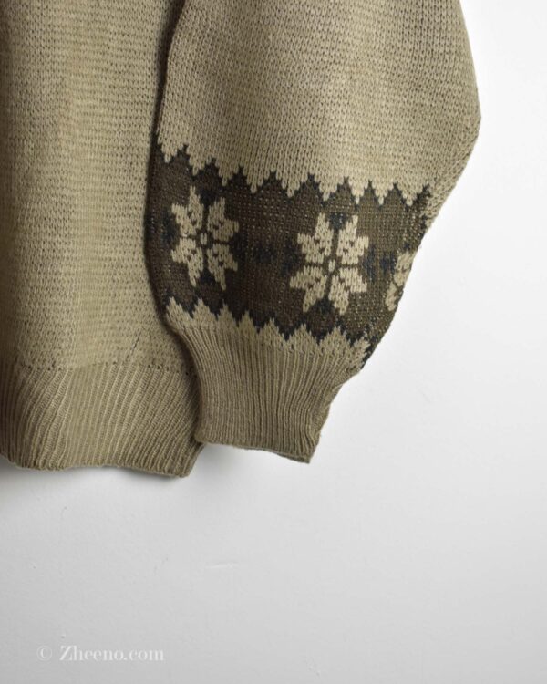 بافت وینتیج قهوه ای طرح دار