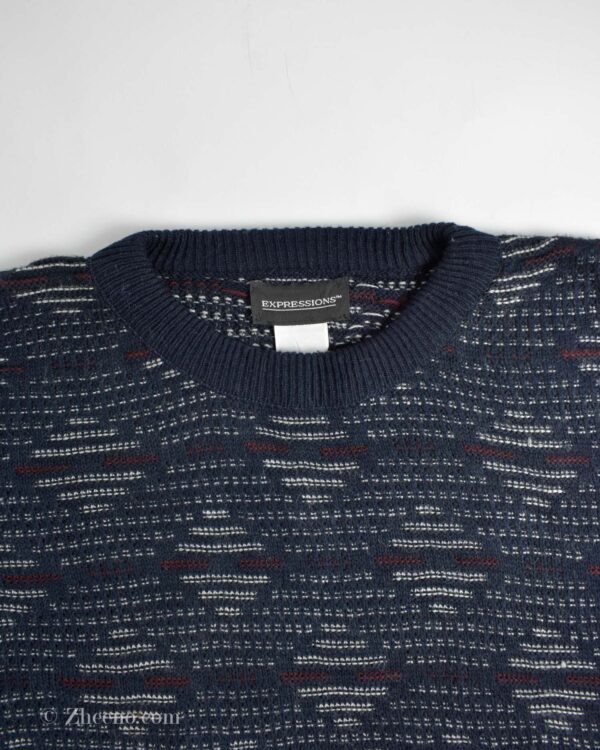 بافت وینتیج سرمه ای تیره Expressions