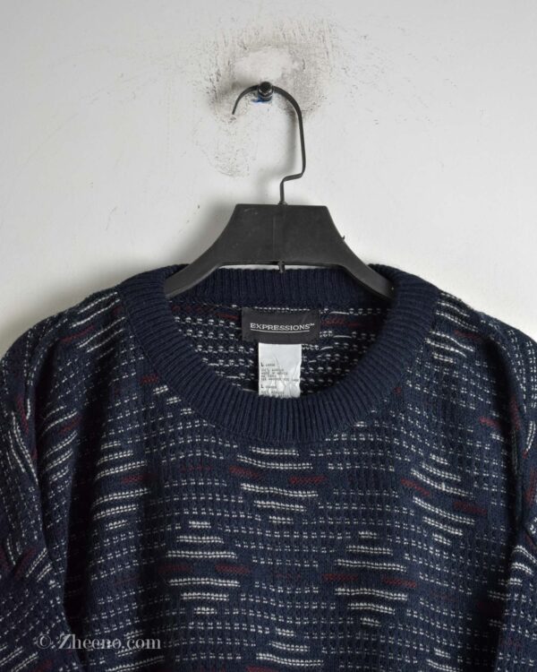 بافت وینتیج سرمه ای تیره Expressions