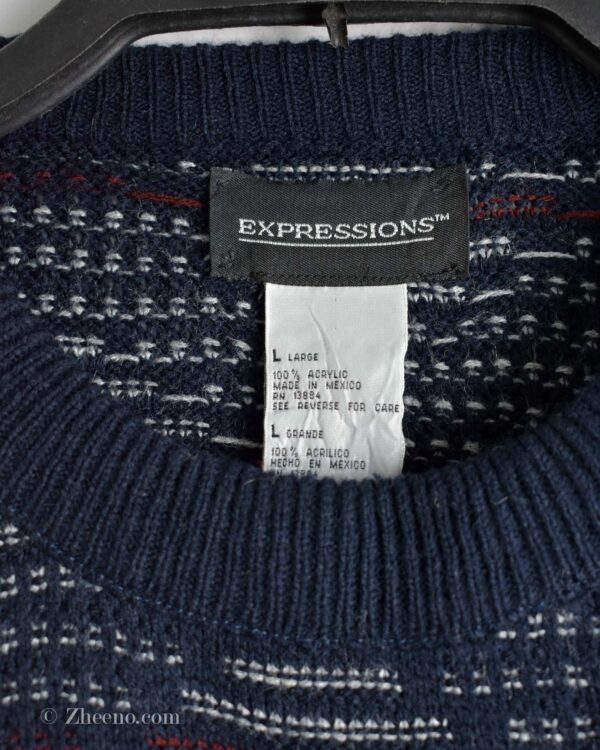 بافت وینتیج سرمه ای تیره Expressions