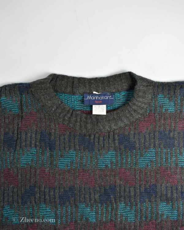 بافت وینتیج طرح دار Manhattan