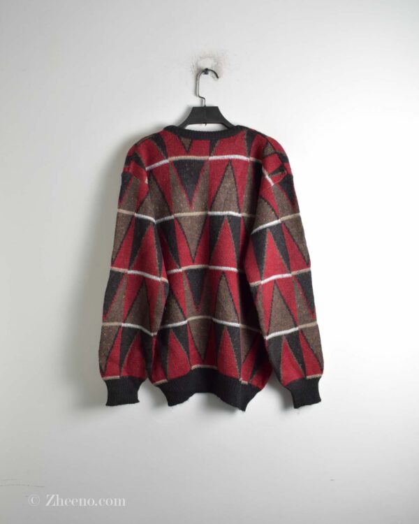 بافت وینتیج یقه هفت چند رنگ