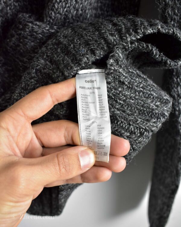 بافت وینتیج یقه هفت celio