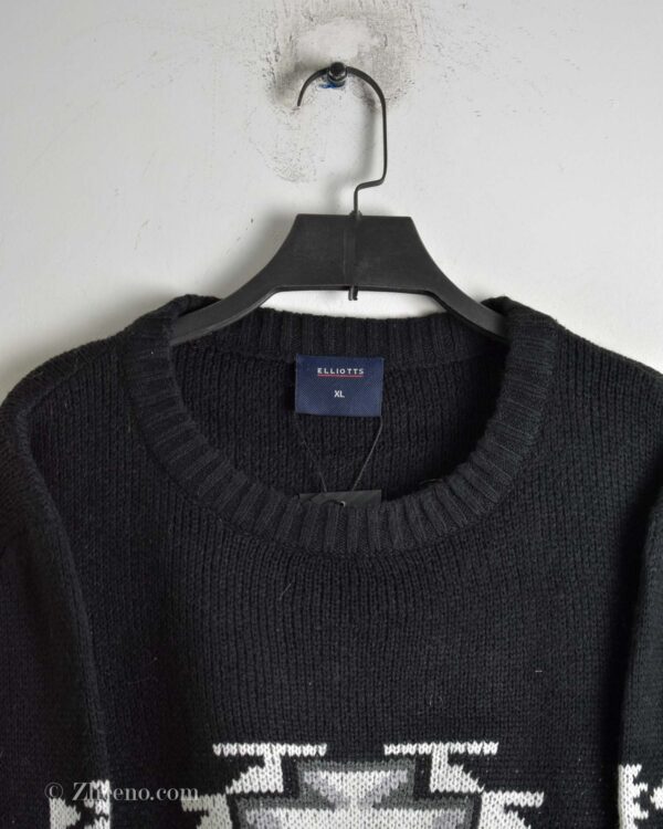 بافت وینتیج مشکی Elliotts