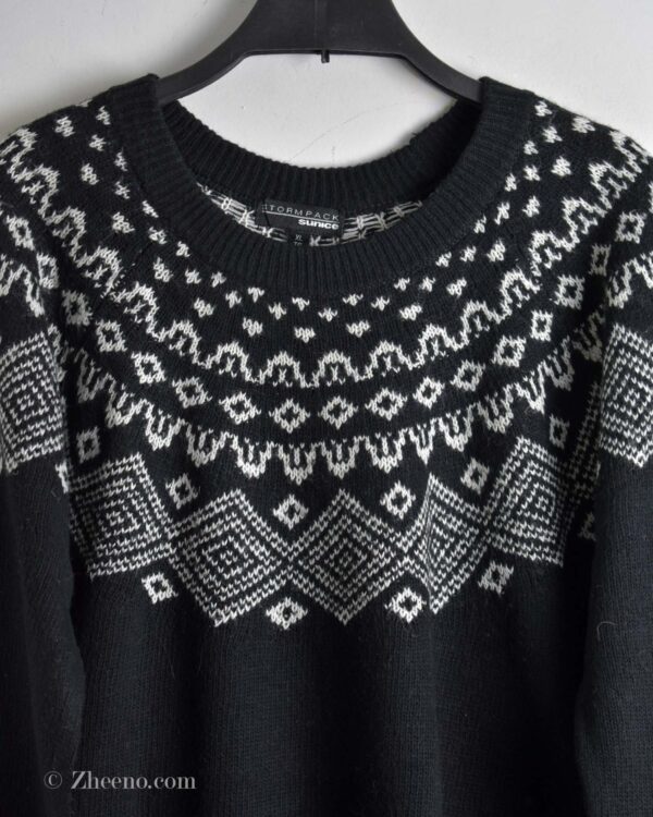 بافت وینتیج مشکی Stormpack