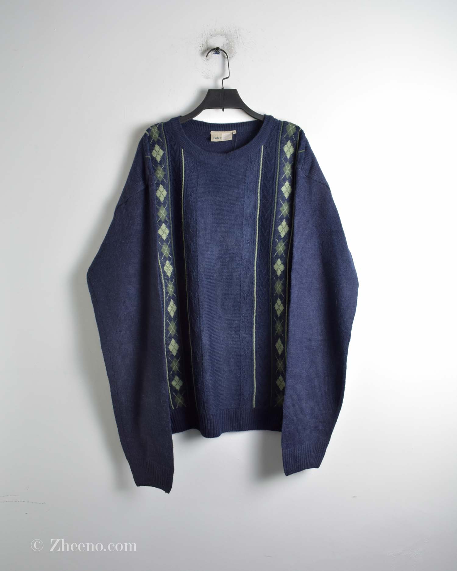 بافت وینتیج سرمه ای تیره Zantos