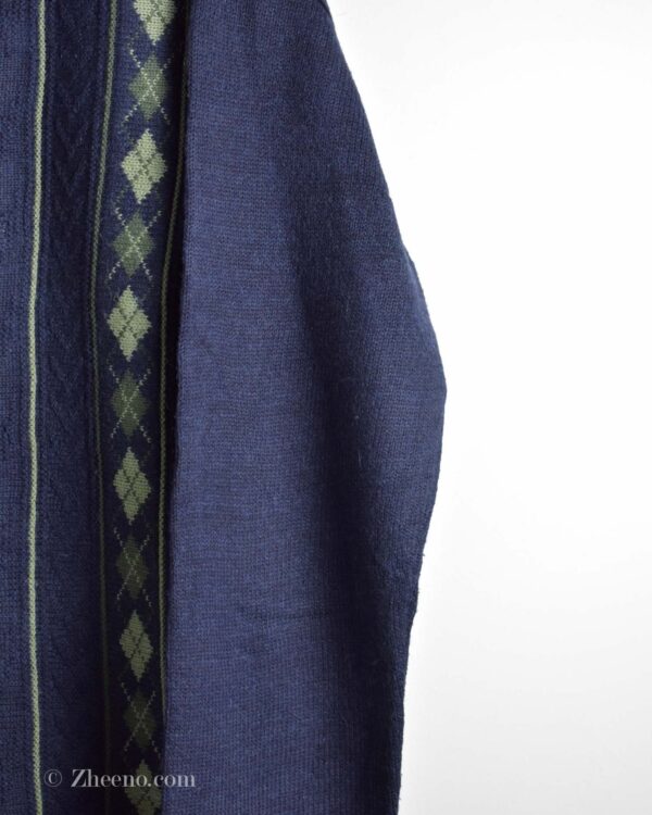 بافت وینتیج سرمه ای تیره Zantos