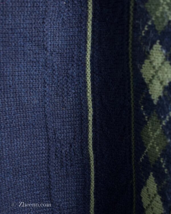 بافت وینتیج سرمه ای تیره Zantos