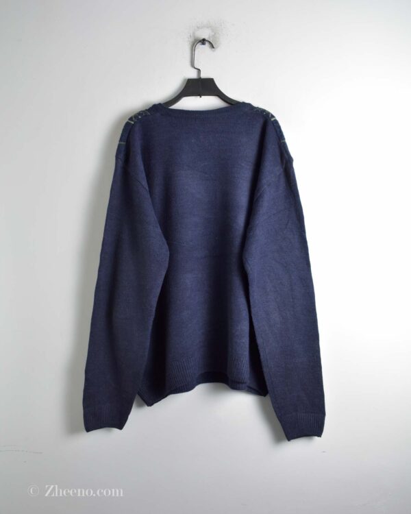 بافت وینتیج سرمه ای تیره Zantos