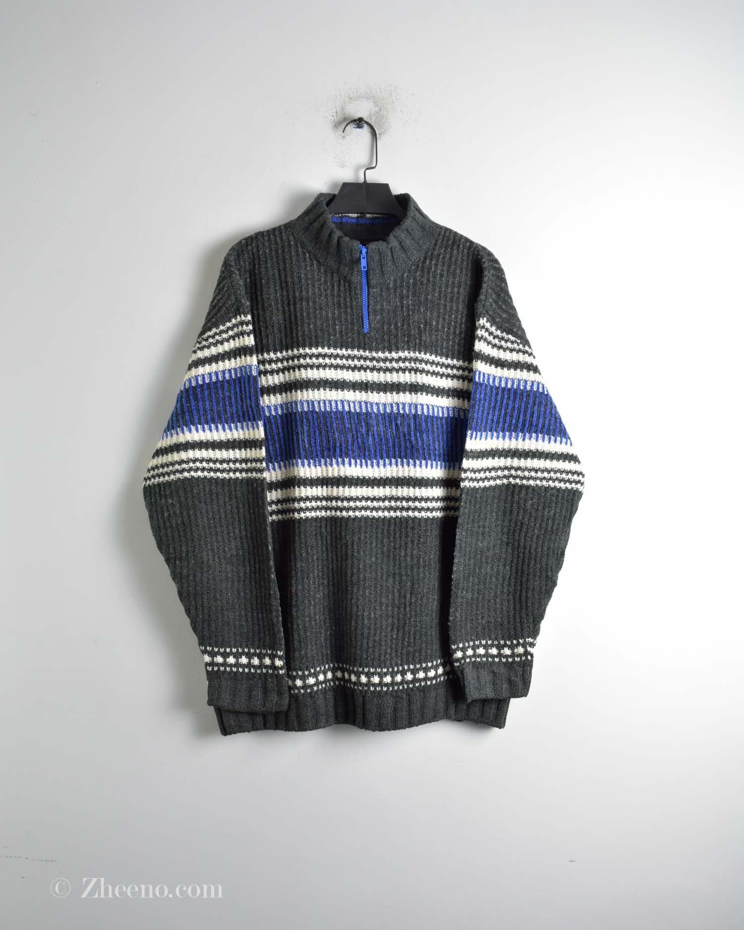 نیم زیپ وینتیج نوک مدادی