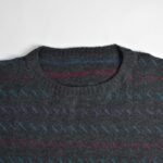 بافت وینتیج تیره طرح دار