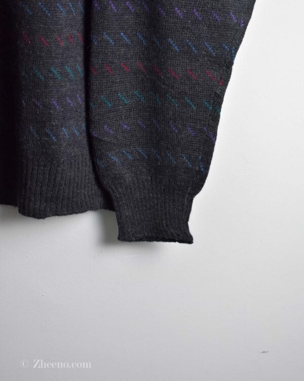 بافت وینتیج تیره طرح دار