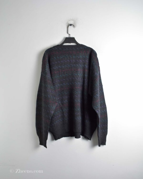 بافت وینتیج تیره طرح دار