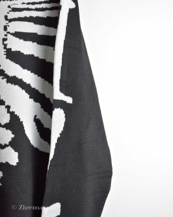 بافت وینتیج سیاه سفید Shein