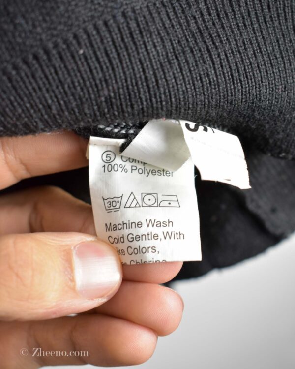 بافت وینتیج سیاه سفید Shein