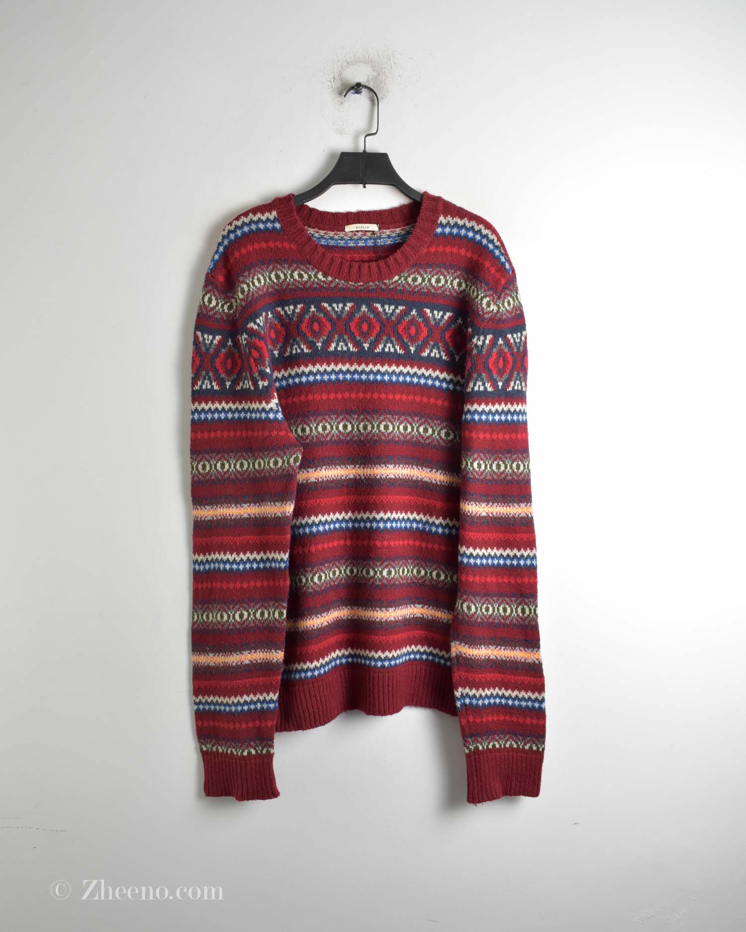 بافت وینتیج قرمز Muscle