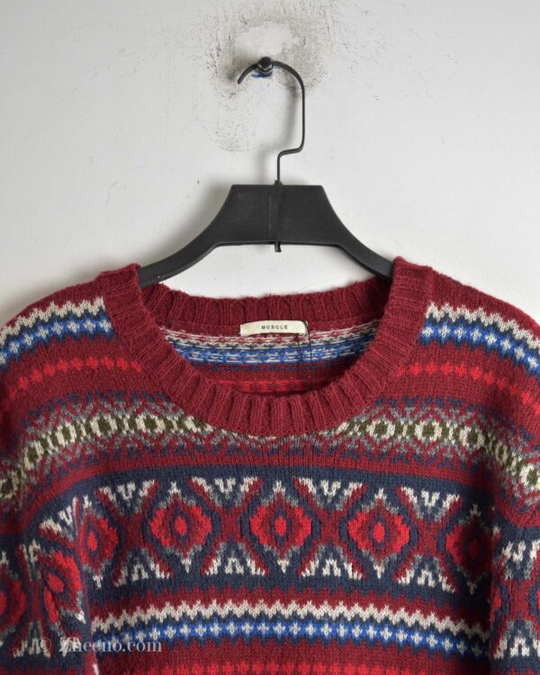 بافت وینتیج قرمز Muscle